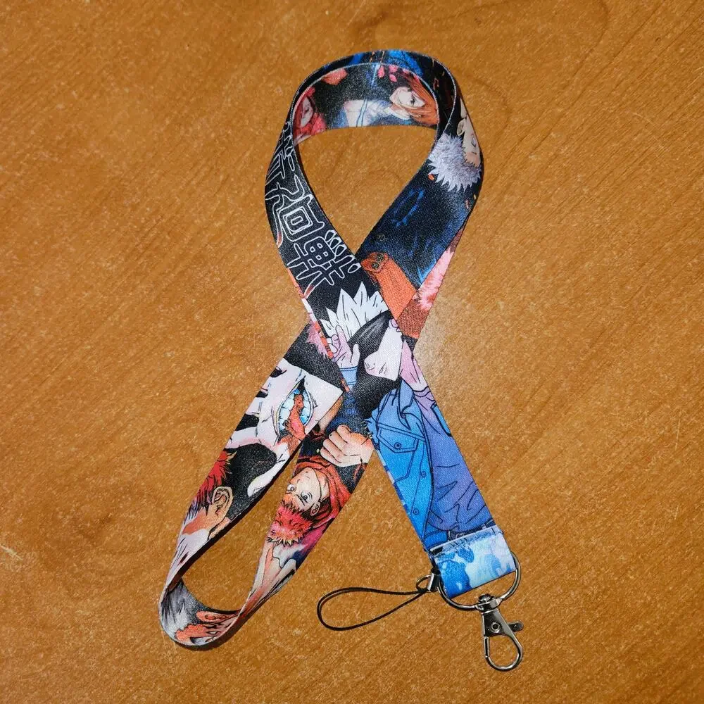 Jujutsu Kaisen Lanyard — Gojo's Cool Side Meets Itadori's Fighting Spirit